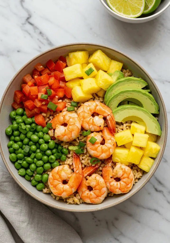 Tropical Shrimp Rice Bowl