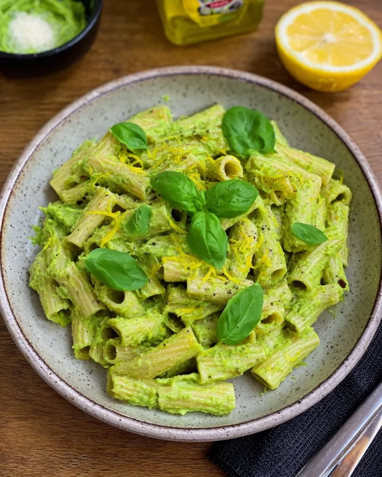 Avocado Frischkäse Pasta