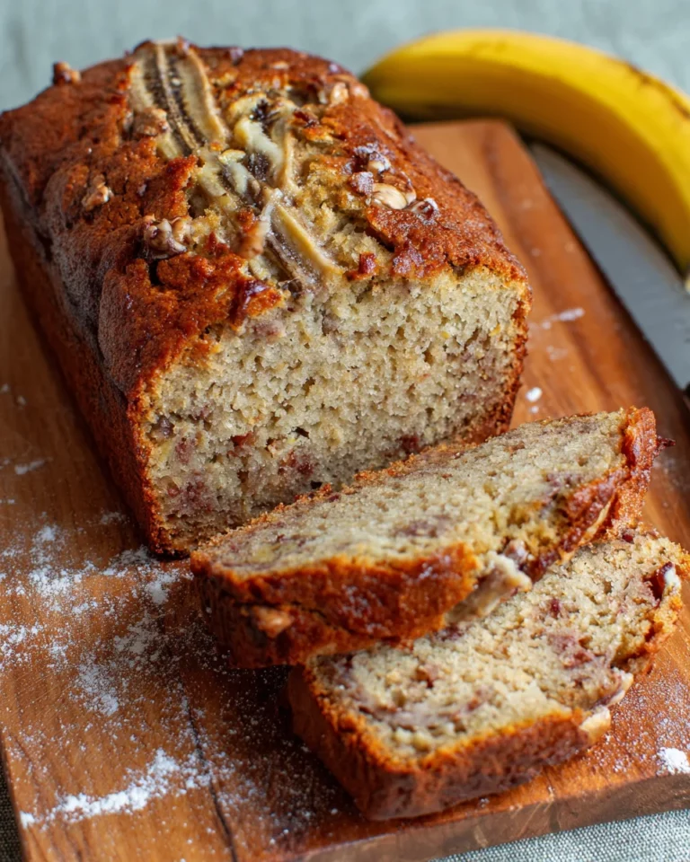Bananenbrot mit Quark