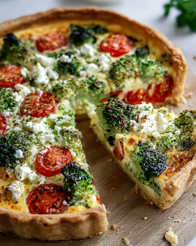 Brokkoli Quiche mit Feta & Tomaten: Dein neues Lieblingsrezept