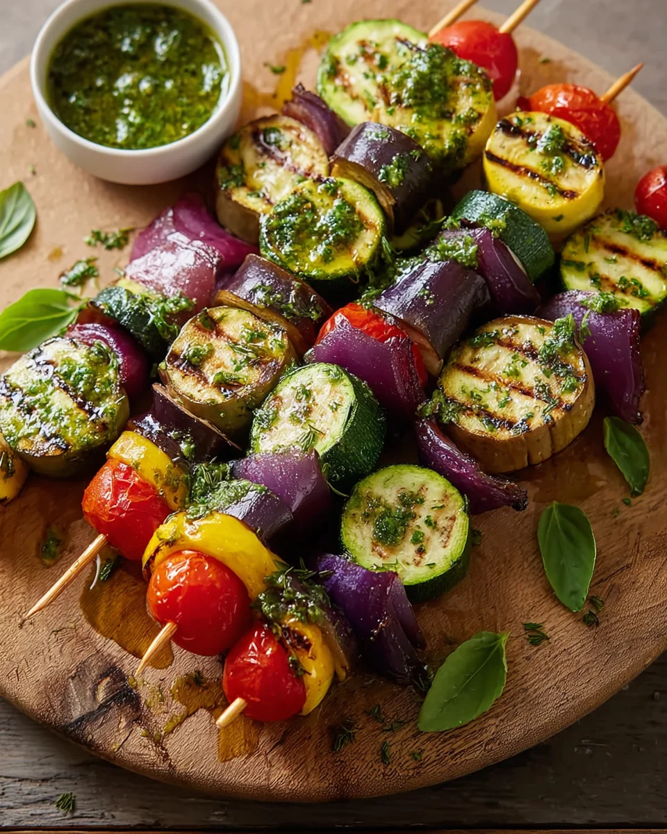 Bunter Grill-Gemüse-Spieß mit mediterraner Kräuter-Marinade image 2