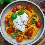 Burrata Pasta mit Kirschtomaten