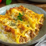 Cannelloni mit Hackfleischfüllung
