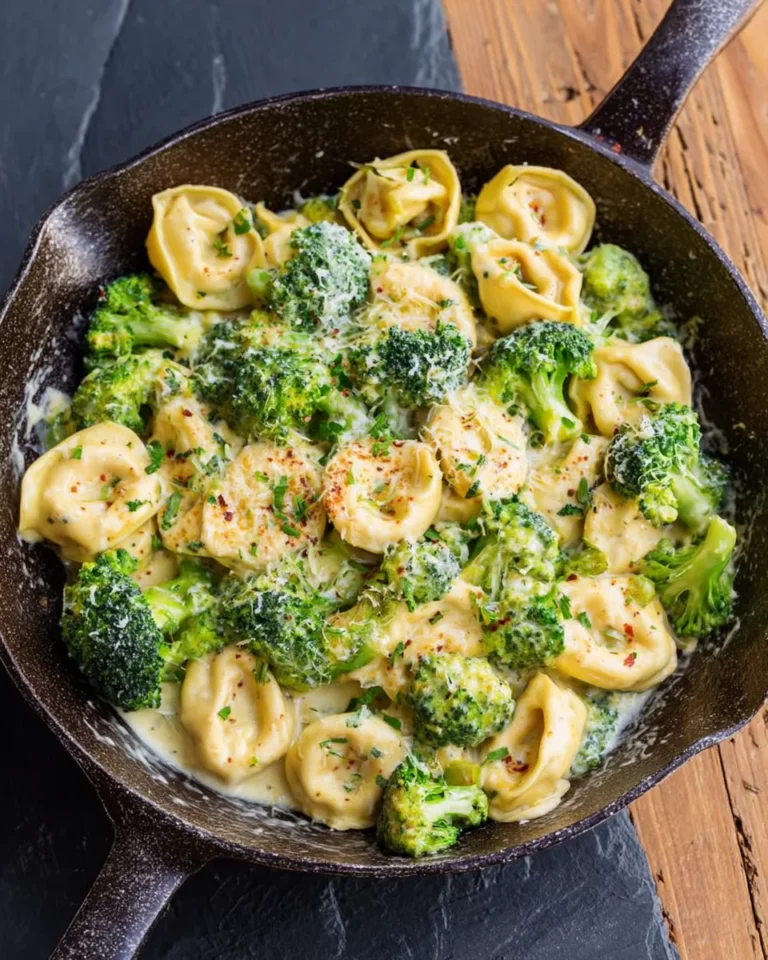 Cremige Tortellini Brokkoli Pfanne
