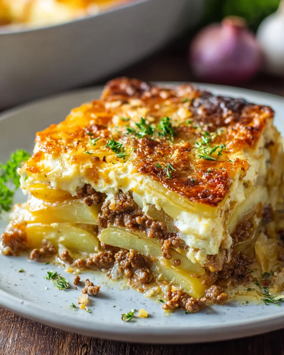 Cremiger Hackfleisch- und Kartoffelauflauf für Genießer image 2