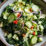 Crispe Kohl- und Gurkensalat: Erfrischend und Schnell Gemacht