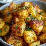Crispy Kartoffelwürfel aus der Heißluftfritteuse