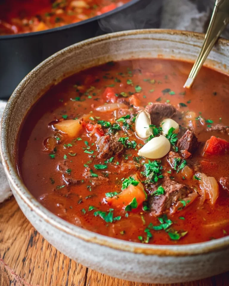 Deftige Gulaschsuppe