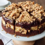 Dreifacher Kuchengenuss: Schoko, Apfel & Streusel vereint