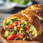 Einfache Low Carb Big Mac Rolle