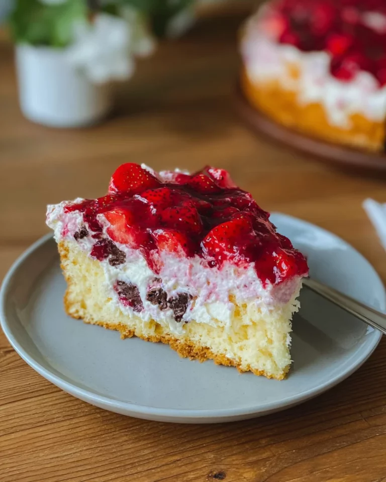 Erdnon-non-alcoholic alternativeic beere Stracciatella Kuchen