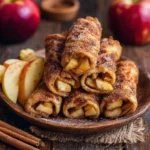 French Toast Roll-Ups mit Apfel-Zimt-Füllung (vegan)