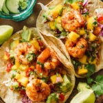 Garnelen Tacos mit Mango-Avocado-Salsa