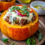 Gefüllter Kürbis mit Hackfleisch: 2 Tricks, die dich umhauen