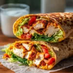Gesunder Chicken Crunch Wrap: Knusprig und Lecker!