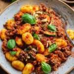 Gnocchi mit Hackfleisch - einfach und lecker