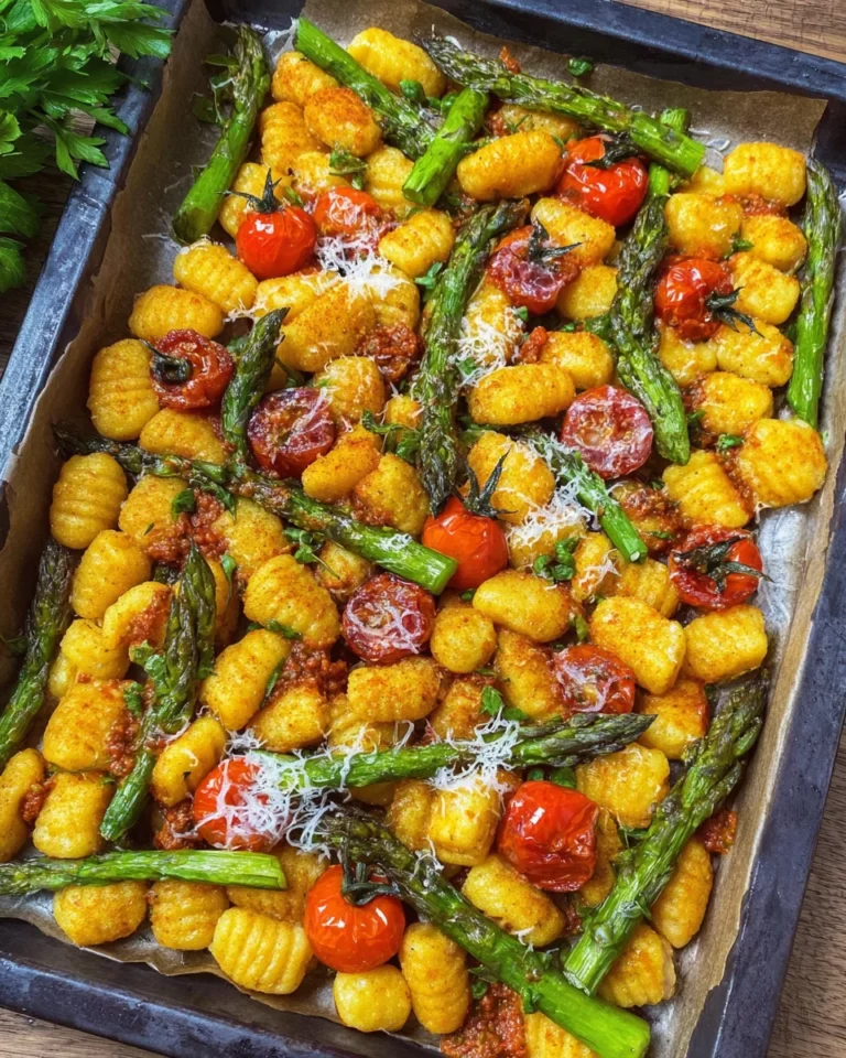 Gnocchi Spargel Blech