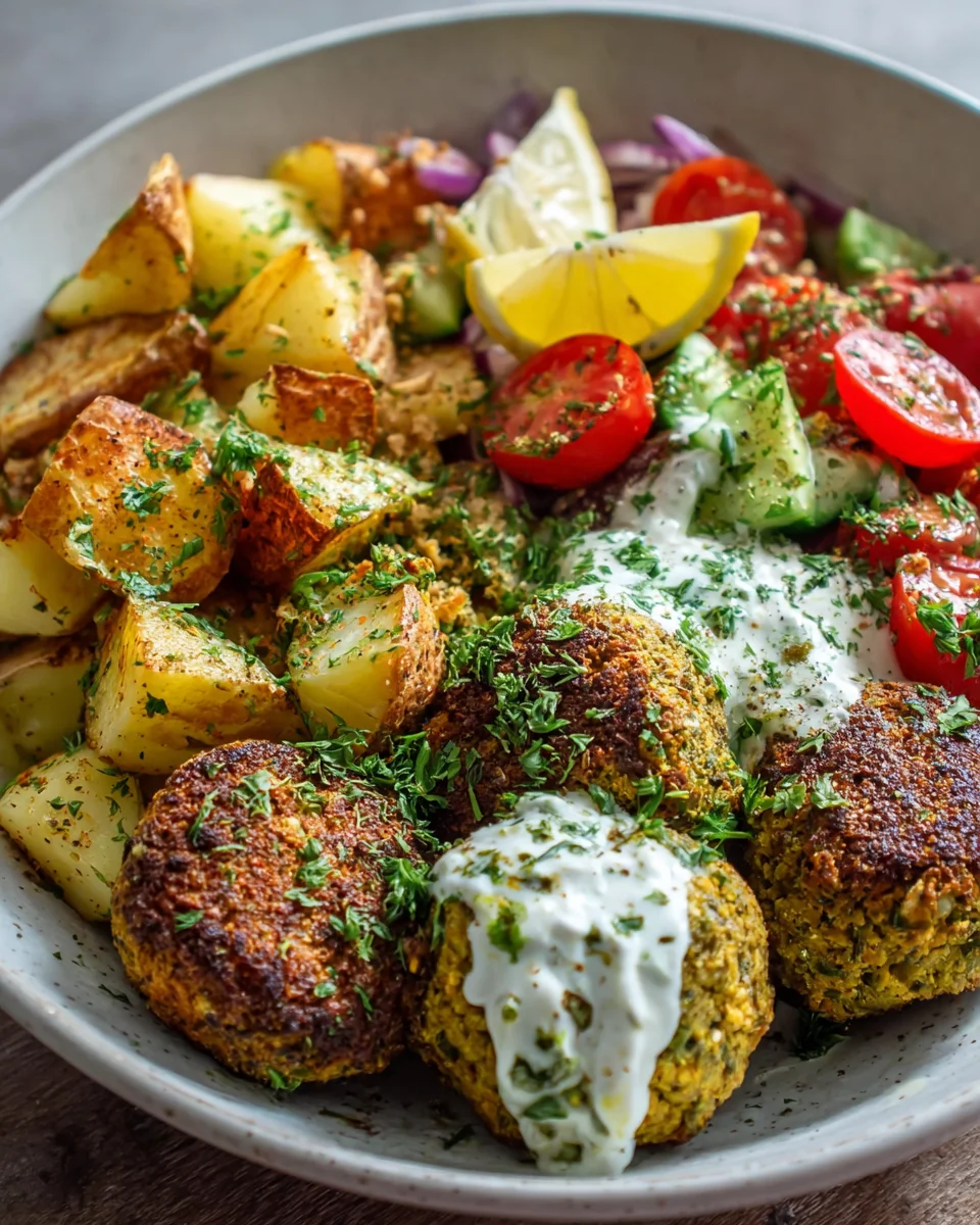 Griechische Falafel Protein Bowl Rezept - Lecker & Gesund image 2