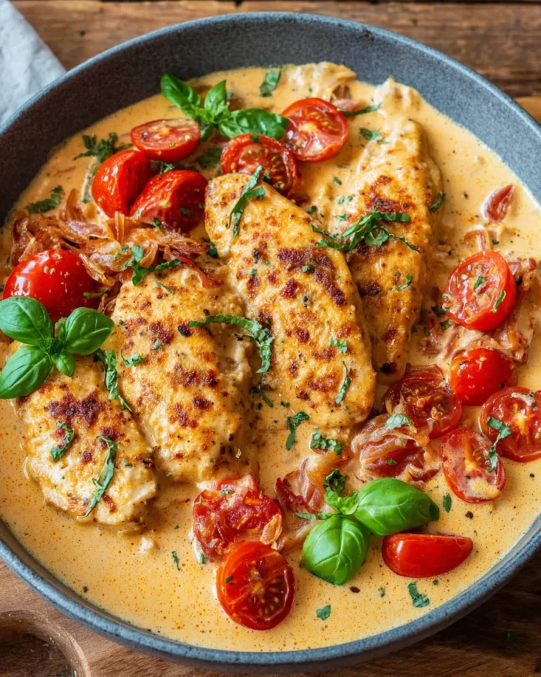 Hähnchenfilet in Frischkäse-Parmesan-Soße: Einfaches Rezept für jeden Tag
