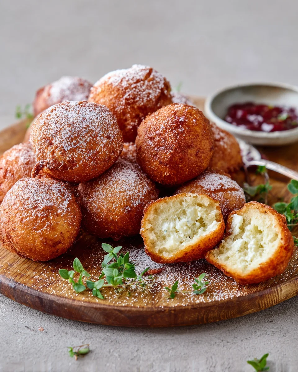 Hüttenkäsebällchen aus der Heißluftfritteuse image 2