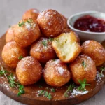Hüttenkäsebällchen aus der Heißluftfritteuse