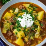 Hackfleisch-Spitzkohl-Kartoffel-Eintopf