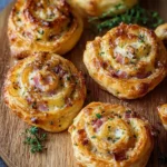 Herzhafte Blätterteigschnecken