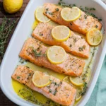 Leckerer Zitronen-Lachs aus dem Ofen
