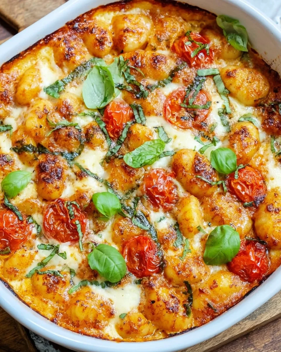 Gnocchi Auflauf mit Tomate und Mozzarella image 2