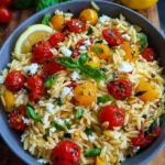 Italienischer Orzo Salat (schnelles Rezept)