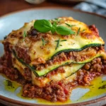 Köstliche Low Carb Zucchini Lasagne – einfach und unwiderstehlich