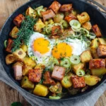 Kartoffel-Leberkäse-Pfanne