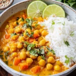 Kichererbsen-Curry mit Kokosmilch