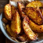 Knusprige Kartoffel Wedges (Rezept aus dem Ofen)