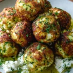Knusprige Zucchini Feta Bällchen aus dem Ofen – lecker & gesund!