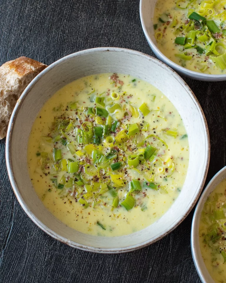 Lauch-Käse-Suppe