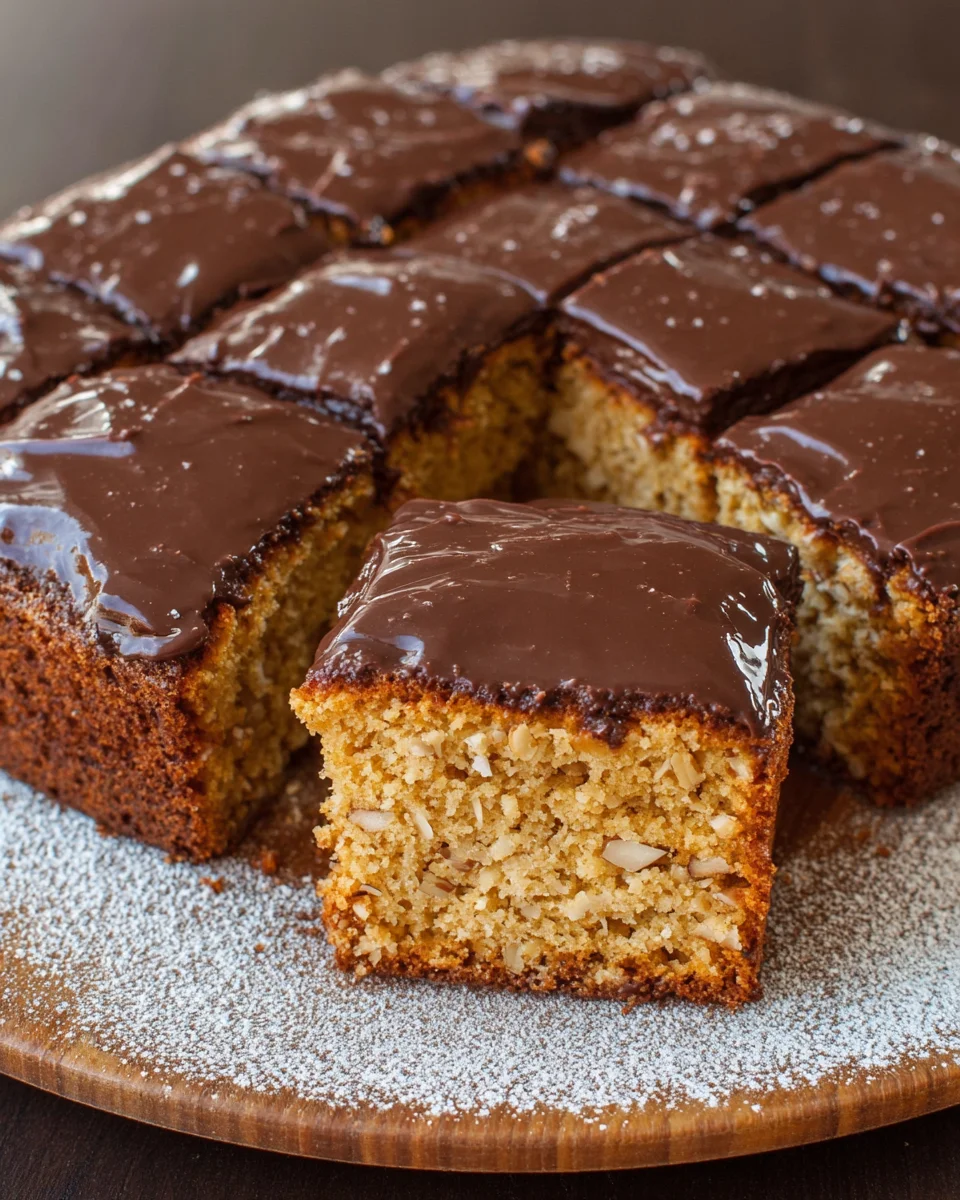 Mandelkuchen mit Schokoglasur (glutenfrei) image 2