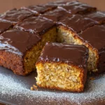 Mandelkuchen mit Schokoglasur (glutenfrei)