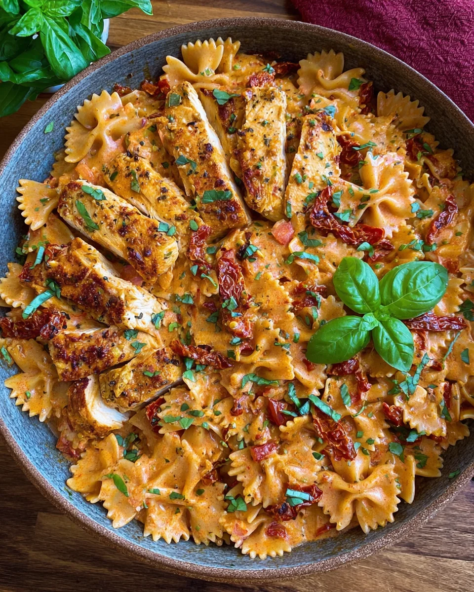 Marry Me Pastapfanne mit gebratenem Hähnchen image 2