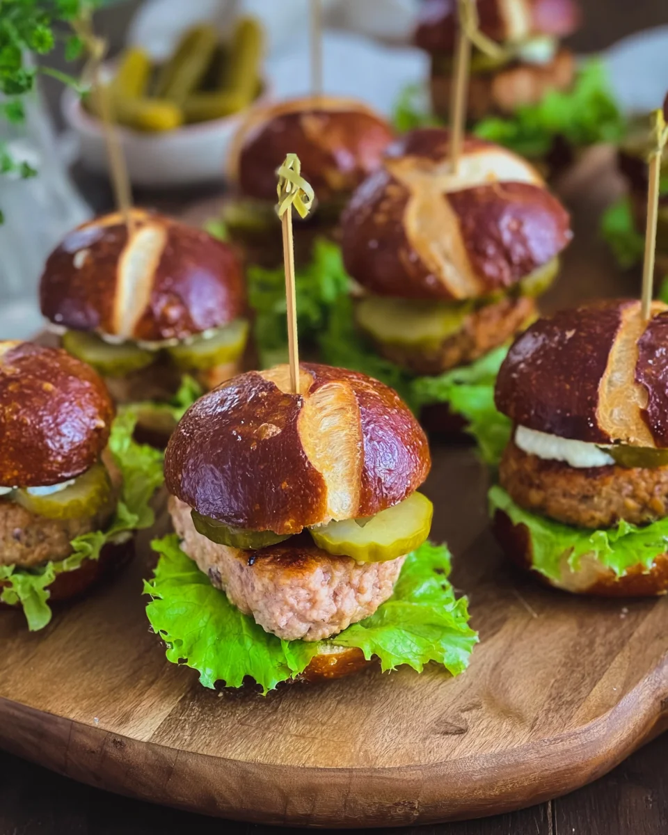 Mini Laugen Burger mit Leberkäse image 2