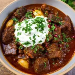 Omas Gulasch Rezept: 1 Stunde köcheln, umwerfend!
