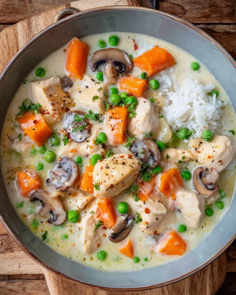 Omas Hühnerfrikassee - schnelles Rezept