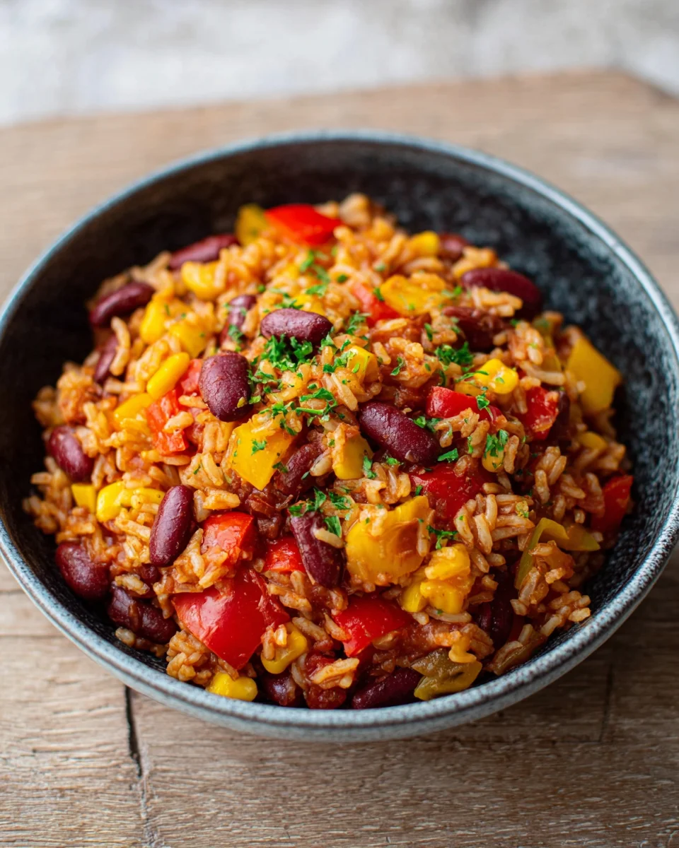 One-Pot-Reis mit Paprika, Bohnen und Mais image 2