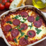 Pizza-Dip aus dem Ofen