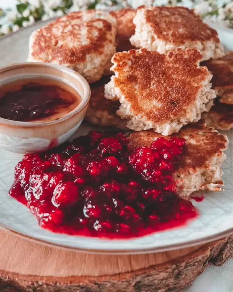 Quarkpuffer mit Haferflocken