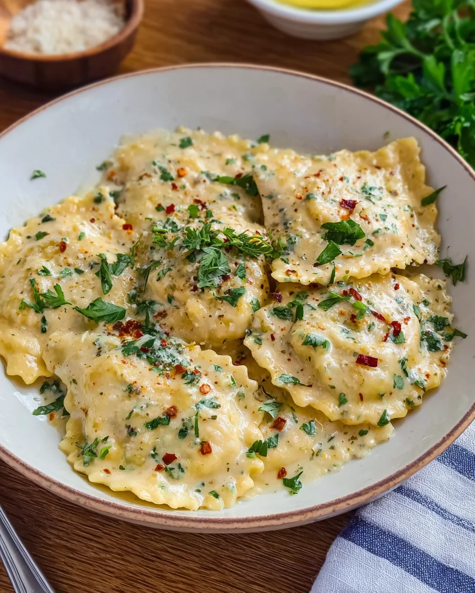 Ravioli Alfredo image 2
