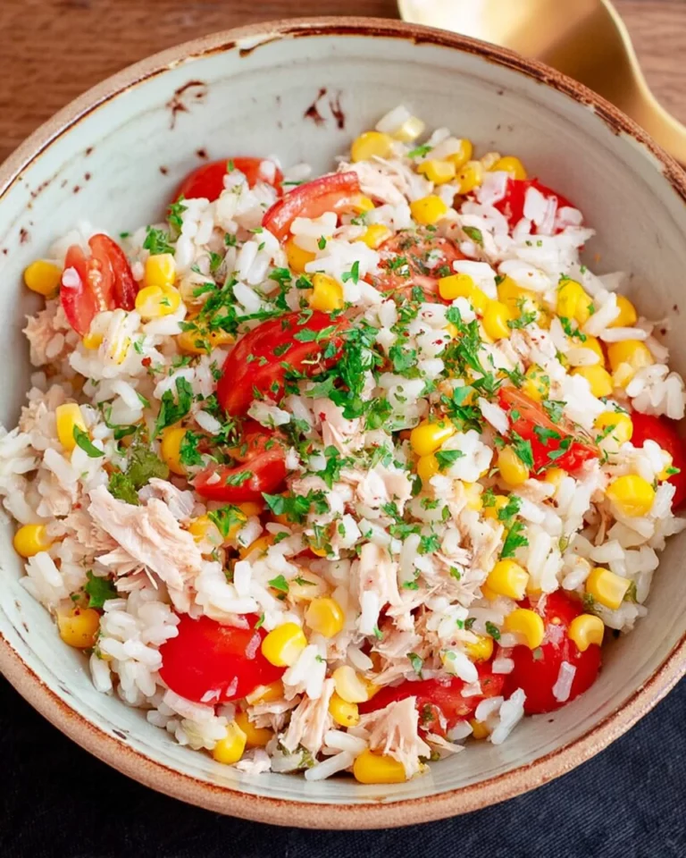 Reissalat mit Thunfisch - So lecker und gesund