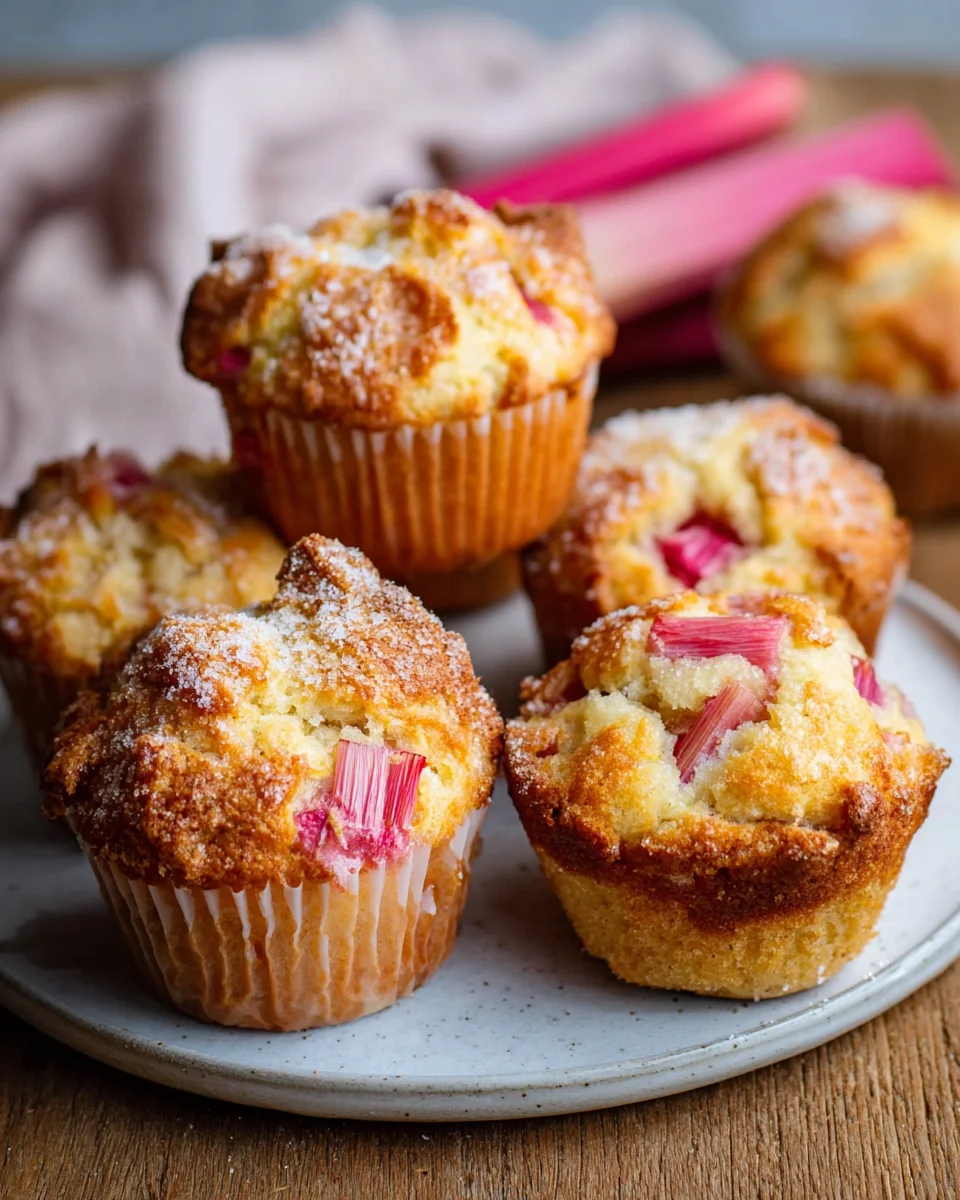 Rhabarber-Muffins super saftig image 2