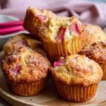 Rhabarber-Muffins super saftig