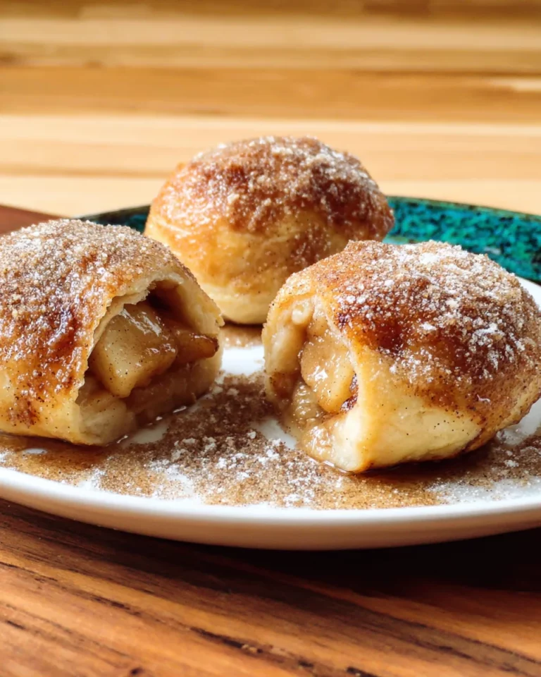 Süße Apfel-Ofenknödel mit Zucker-Zimt-Topping